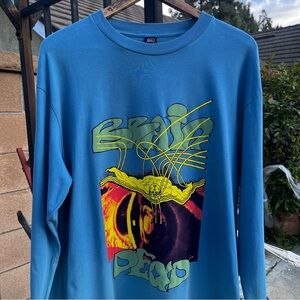 Brain Dead Studios Puff Print Logo Graphic Long sleeve Shirt